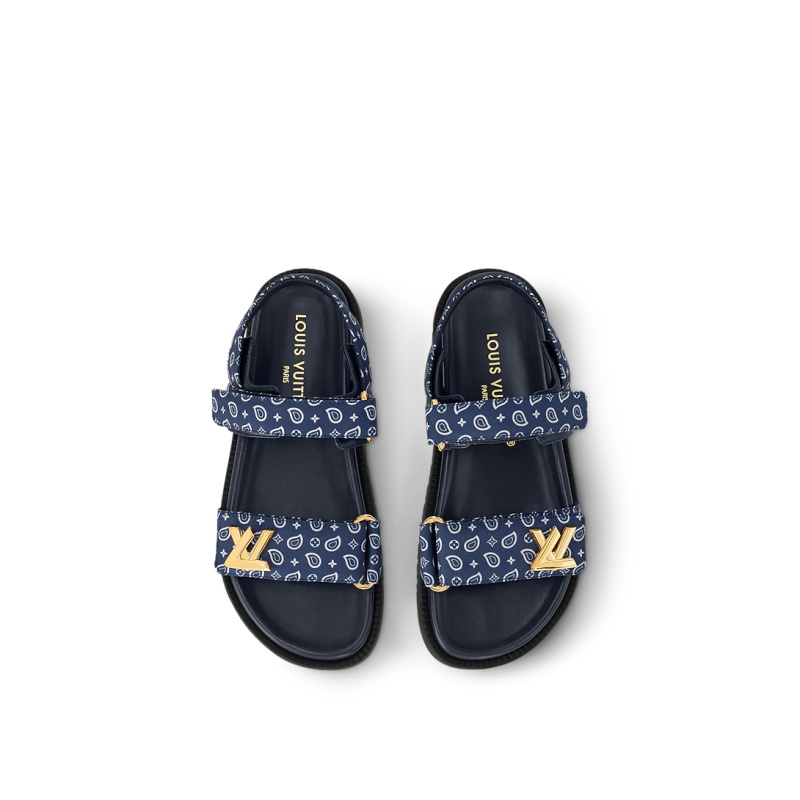 LV Sunset Flat Comfort Sandal - Image 3